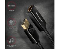 Axagon RVD-HI14N, DisplayPort - HDMI 1.4 adapter, 4K/30Hz - 1353448 - zdjęcie 4